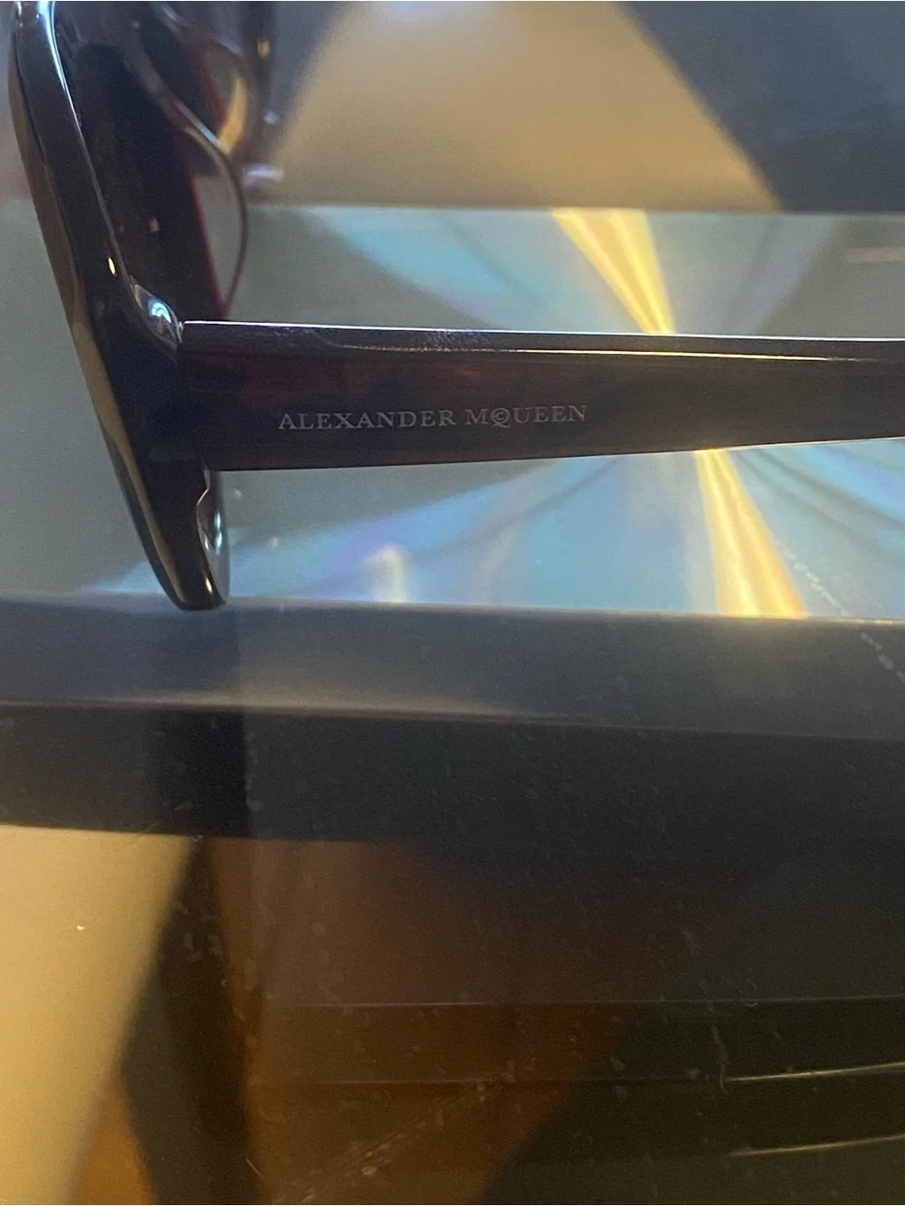 Alexander McQueen Dark Tortoiseshell Cat-Eye Sunglasses with Gradient Lenses